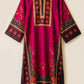 Crepe Kaftan Purple