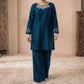 Teal Cutwork Luxury