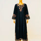 Silk Black Kaftan