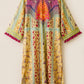 Crepe Kaftan Yellow