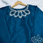 Teal Cutwork Luxury