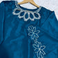 Teal Cutwork Luxury