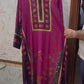 Crepe Kaftan Purple